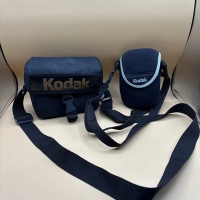 Lote De 2 De Colección KODAK Bolso Pequeño para Cámara, Suave, Acolchado, Correa Ajustable Hombro Foto 1 de 4