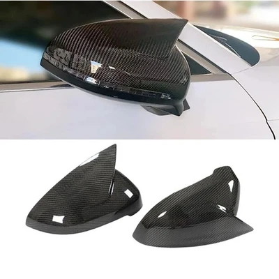 Replacement Real Carbon Side Mirror Cover Caps for Audi B9 A4 S4 RS4 A5 S5 17-22 Foto 1 de 4
