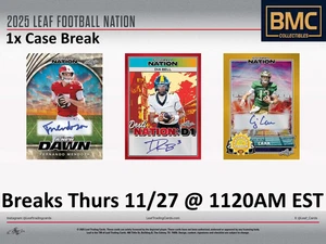 Aaron Anderson 2025 Leaf Football Nation Jumbo 1x Case Break #4 - Bild 1 von 1