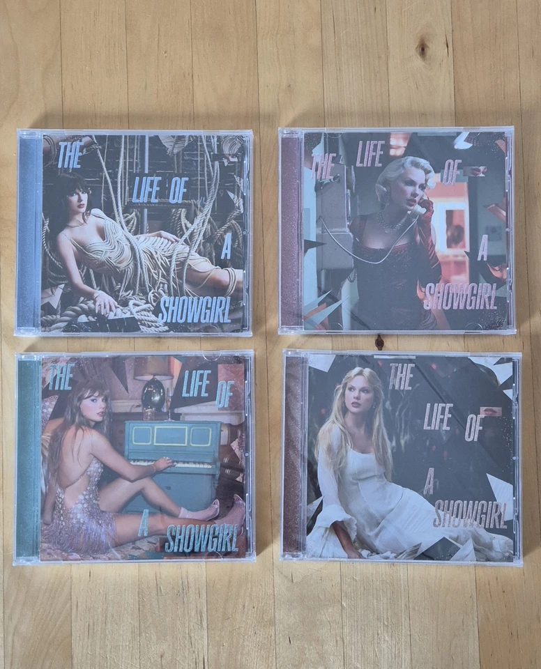 Taylor Swift - The Life of a Showgirl LIMITED Release Deluxe CD Bundle (4er-Set) - Bild 1 von 1