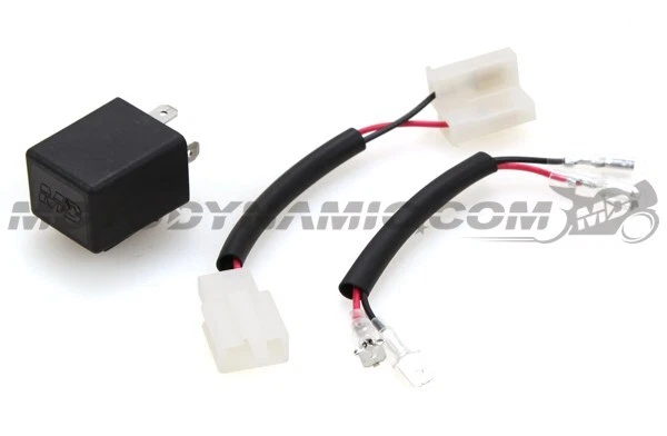 Relé intermitente LED motodinámico con conector OEM fija velocidad de parpadeo rápido Foto 1 de 1