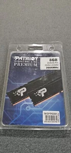 Patriot Signature Line Premium 8GB 2x4GB Kit DDR4 UDIMM 26666Mhz (PSP48G2666KH1) - Picture 1 of 2