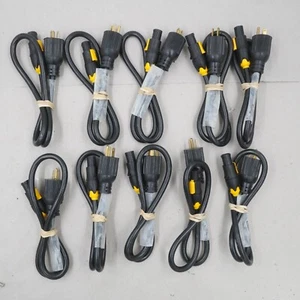 Neutrik NAC3FX-W PowerCON True1 Female To NEMA 5-15P 3-Foot 12 AWG Qty 10 - Picture 1 of 19