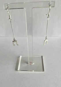 Ohrringe ohne Steine aus 925 Silber - Musiknoten - Bild 1 von 12
