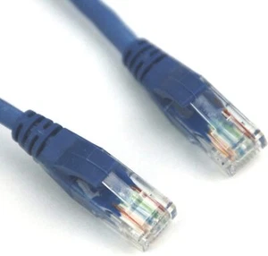 VCOM NP511-7-BLUE - Patch cable - RJ-45 (M) to RJ-45 (M) - 7 ft - UTP - CAT 5e - Picture 1 of 2