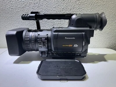 Panasonic AG-HVX200 Mini DV  Records On Tape. Tested. LCD Cracked. Camera Only. - Image 1 of 4