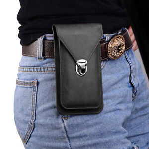 Premium PU Leather Phone Case Cover Flip Wallet Bag Holster Pouch with Belt Clip