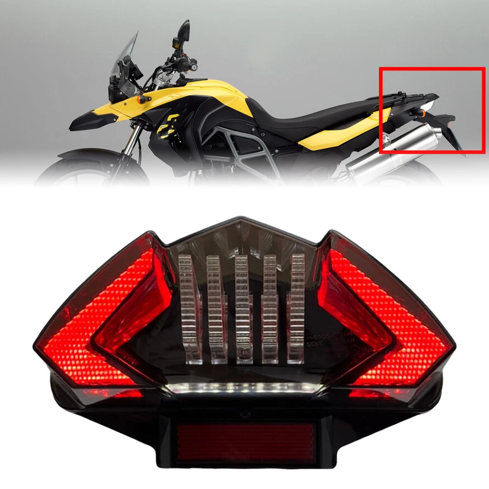 Luz trasera LED lámpara de freno luz trasera para BMW F800 R/S F650GS G650 GS R1200GS ADV Foto 1 de 4