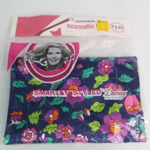 Bolso de Cosméticos Duray Vintage Estilo Inteligente Impermeable Flores Nuevo - Imagen 1 de 2
