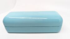 Tiffany & Co Signature Blue Patent Leather Eyeglass Case In Box