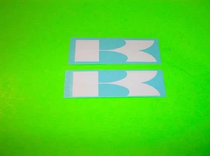 KX KXF 65 80 85 100 125 250 450 MOTOCROSS MOTORCYCLE ATV QUAD WHITE STICKERS - Picture 1 of 1