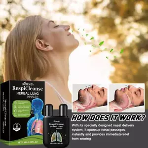 Nasal Inhaler Essential Oil Energy Stick Double Hole Natural Nasal Inhaler R6F2 - Picture 1 of 10