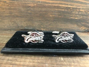 New CUFFLINKS for formal shirt - CLEVELAND CAVALIERS Basketball Logo Cuff Links - Picture 1 of 6