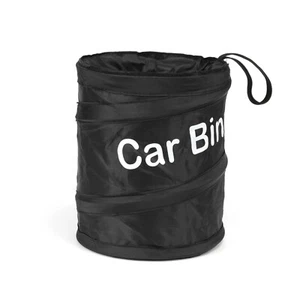 Tragbare Auto Auto Mülltonne Müll Mülleimer Tasche Organizer auslaufsicher faltbar - Bild 1 von 7