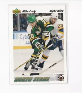 Mike Craig 1991-92 Upper Deck Hockey Karte - Versand kostenlos in die USA - Bild 1 von 19