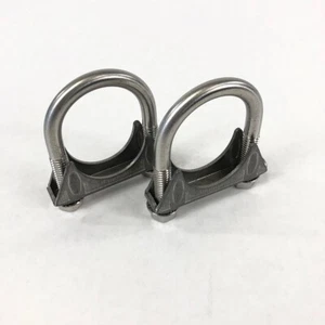 (two) 1.5" U-Bolt Clamp, Great for 1.5" O.D. Piping, Stianless Steel - Imagen 1 de 12