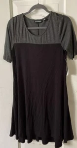 Nina Leonard Dress, Black/charcoal, Flowy, Size S - Picture 1 of 3