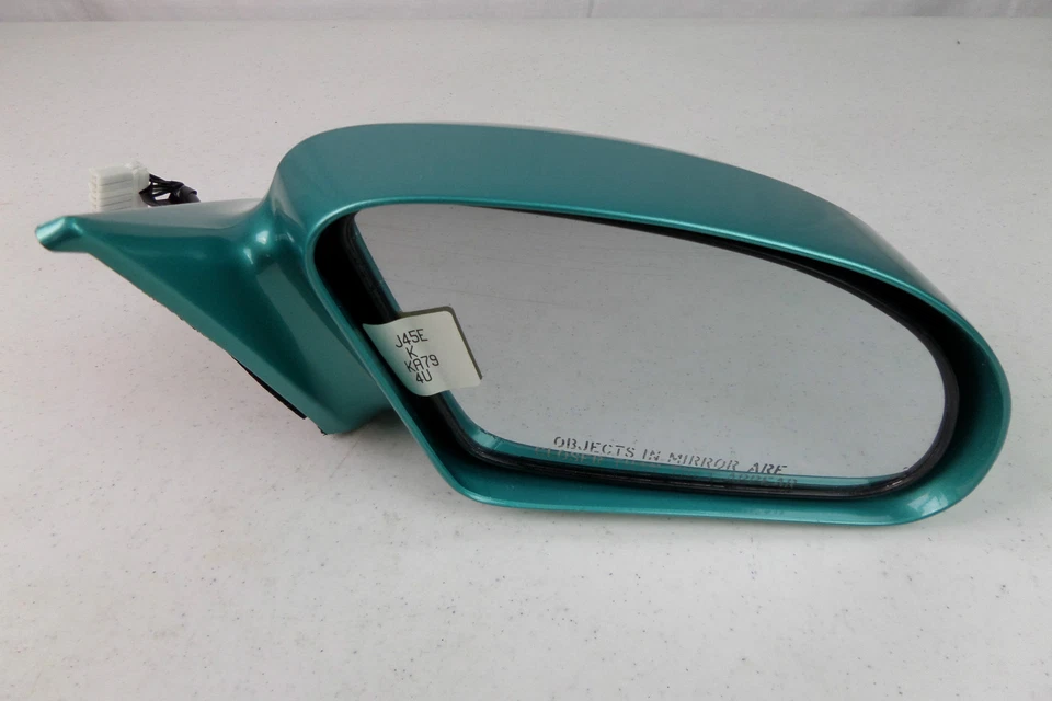 Espejo retrovisor eléctrico exterior lado pasajero derecho diestro sonda OEM verde azulado Foto 1 de 4