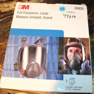 Mascarilla facial completa 3M 6900 | Respirador reutilizable | Talla grande - Imagen 1 de 5