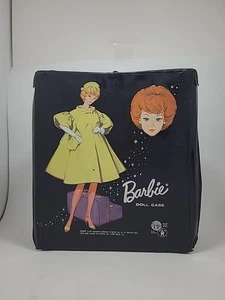 Sammlerstück Vintage Barbie Puppe schwarz Vinyl Tragetasche Tasche 1963 Mattel - Bild 1 von 23