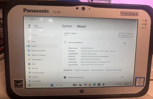 Panasonic Toughpad FZ-M1 M5-6Y57 1,10 GHz 8 GB 512 GB SSD Win 11 - Imagen 1 de 6