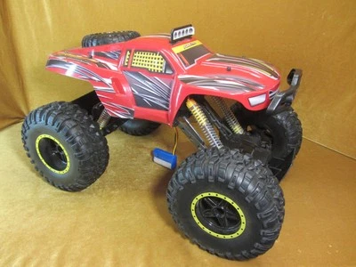 Maisto Rockzilla RC Remote Control Red Rock Crawling Monster Truck 4WD  - Image 1 of 4