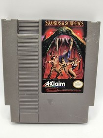 Swords and Serpents (Nintendo Entertainment System, 1990) NES Tested Rare Mint