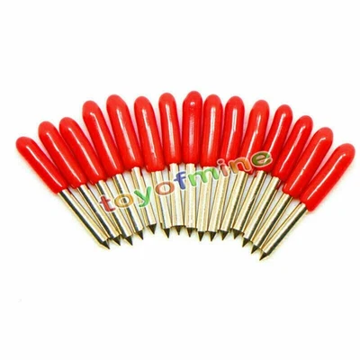 15pcs 45° degree Cutting Plotter Tungsten Blade Carbide for Roland Cutter - Image 1 of 3