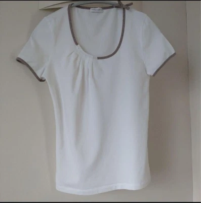 BRUNELLO CUCINELLI 女式上衣 Livermonti T 恤限量版 VHTF Popular Pro — 第 1/4 张图片