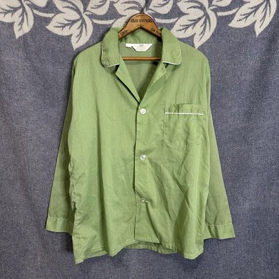 Vintage 60s B.V.D. Traditionals Men’s Medium Sleepwear Button Up Shirt 50/50 - Image 1 of 4