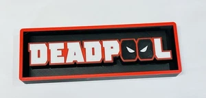 Decorative Deadpool Marvel Film Logo Sign Display Cinema small 17.5cm Large 22cm - Picture 1 of 4