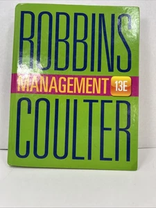 Management by Mary A. Coulter and Stephen P. Robbins 2016, Hardcover 13 Edition - Bild 1 von 10
