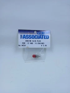 TEAM ASSOCIATED ENGINE GLOW PLUG FOR .12 AND .15 ENGINES No MC59  - Picture 1 of 1