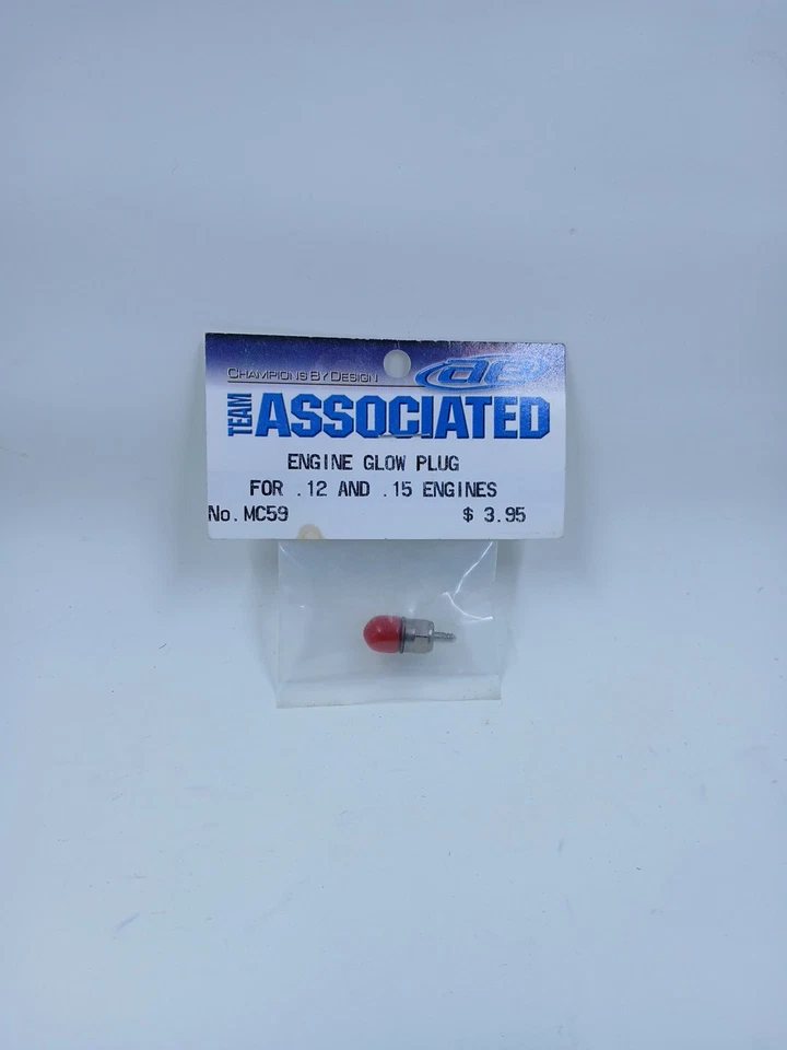 TEAM ASSOCIATED ENGINE GLOW PLUG FOR .12 AND .15 ENGINES No MC59  - Image 1 of 1