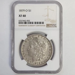 1879-O Morgan silver Dollar NGC XF40 - Picture 1 of 2