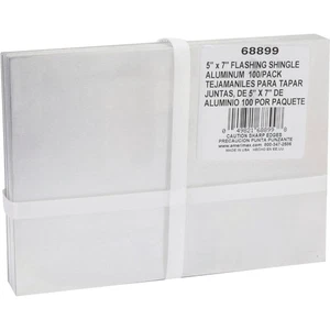 Amerimax 5 Zoll x 7 Zoll Fräse Aluminium Stufe Blinkschindel (100 Stück) 68899 - Bild 1 von 1