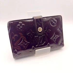Louis Vuitton Vernis Wallet Portefeuille Viennois Amarante M91524 - Picture 1 of 12