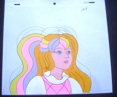 LADY LOVELY LOCKS Original Animation Art Cel DIC close up 1A - Image 1 of 2