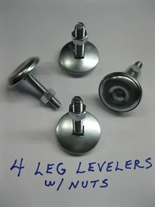 NEW 2" LEG LEVELERS SET of 4 Heavy Duty - Pinball & Arcade Cabinets - Picture 1 of 1