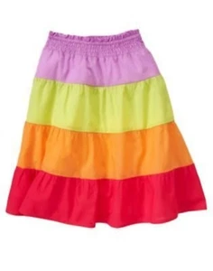 GYMBOREE PRETTY POSIES COLORBLOCK PRAIRIE SKIRT 3 4 5 6 7 NWT  - Picture 1 of 1