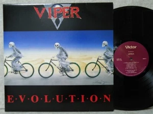 Viper Evolution 1992 Korea LP Picture & Lyric W/Insert NM Promo Hyper Sticker - Imagen 1 de 4