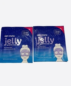 Máscara de hoja relajante para ojos de jelly limpia y transparente extracto de algas marinas 0,63 oz (paquete de 2) - Imagen 1 de 1