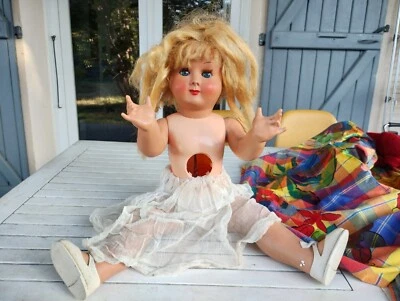 poupée ancienne SGDG 62 A Restaurer 62cm - Photo 1/4