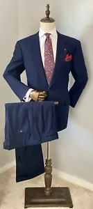 ULTRARARE Brioni for ROBERT KRAFT (Patriots Memorabilia) Cashmere Blend Suit 44R - Picture 1 of 14