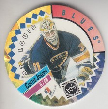 1994-95 Canada Games NHL POGS Blues Hockey Card #293 Curtis Joseph