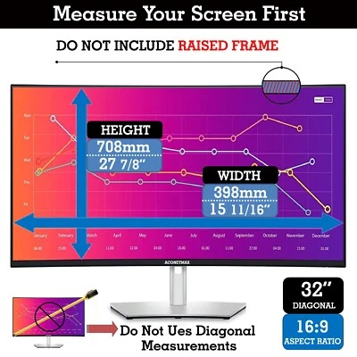27 inch Privacy Screen Filter  Anti-Glare Screen Protector for 27 inch Computer - Image 1 of 4