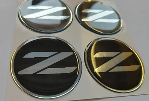 NISSAN Z LOGO Wheel cap 3D STICKERS 65mm (SET OF 4 STICKERS) rubber custom made - Bild 1 von 3