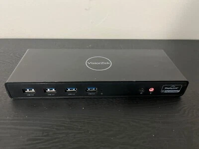 Docking station VisionTek tela dupla 4K USB 3.0/USB-C *SEM CARREGADOR* - Imagem 1 de 3