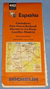 ESPAGNE NORD NORTHERN SPAIN - 442 - MICHELIN 1991 ( Atlas Road Map ) (P3) - Picture 1 of 1