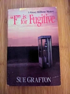 Vtg 1989 Sue Grafton~ F is for Fugitive~1st Edition, 1st Printing, HC DJ - Picture 1 of 3